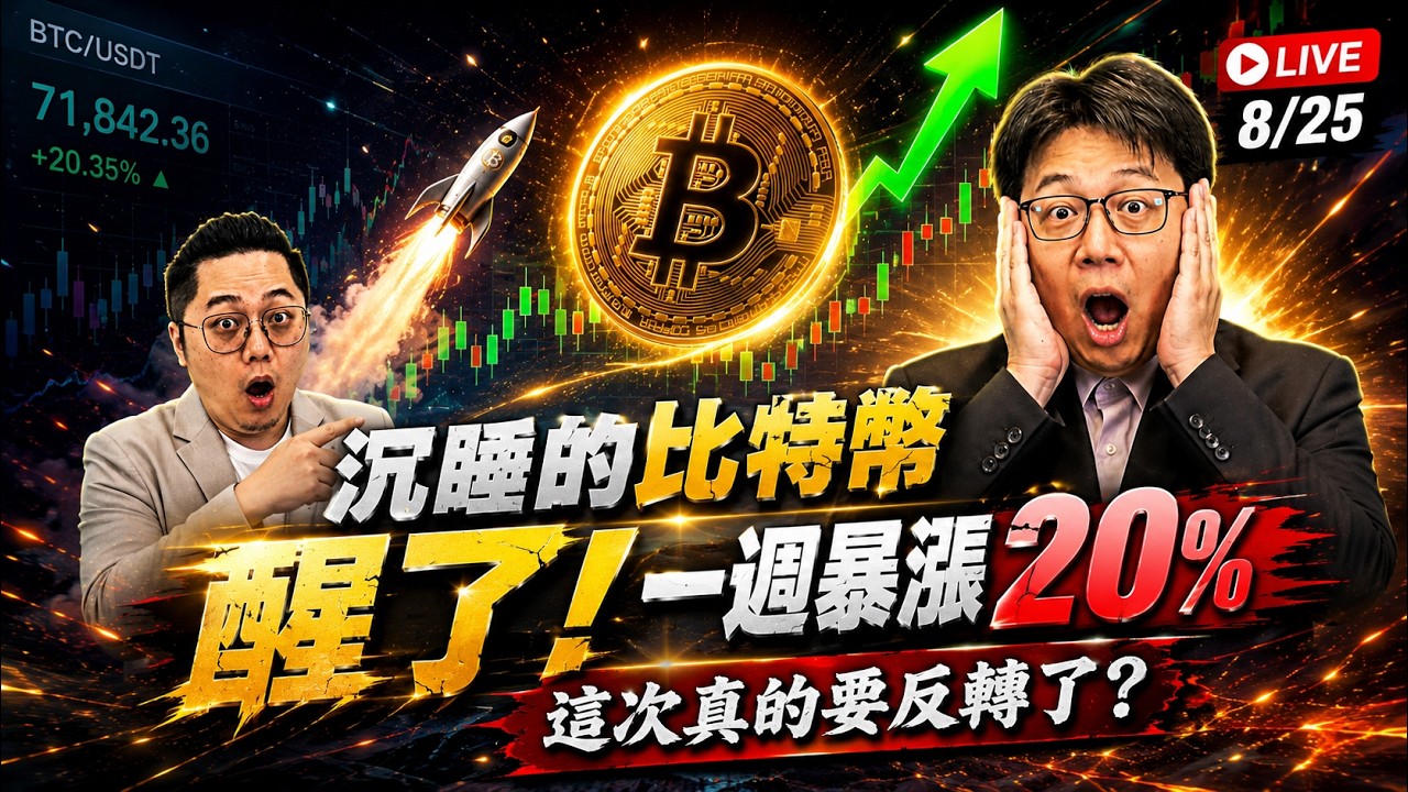 沉睡的比特幣醒了!一週暴漲20%,這次真的要反轉了?|鉅亨加密世界|Anue鉅亨 縮圖