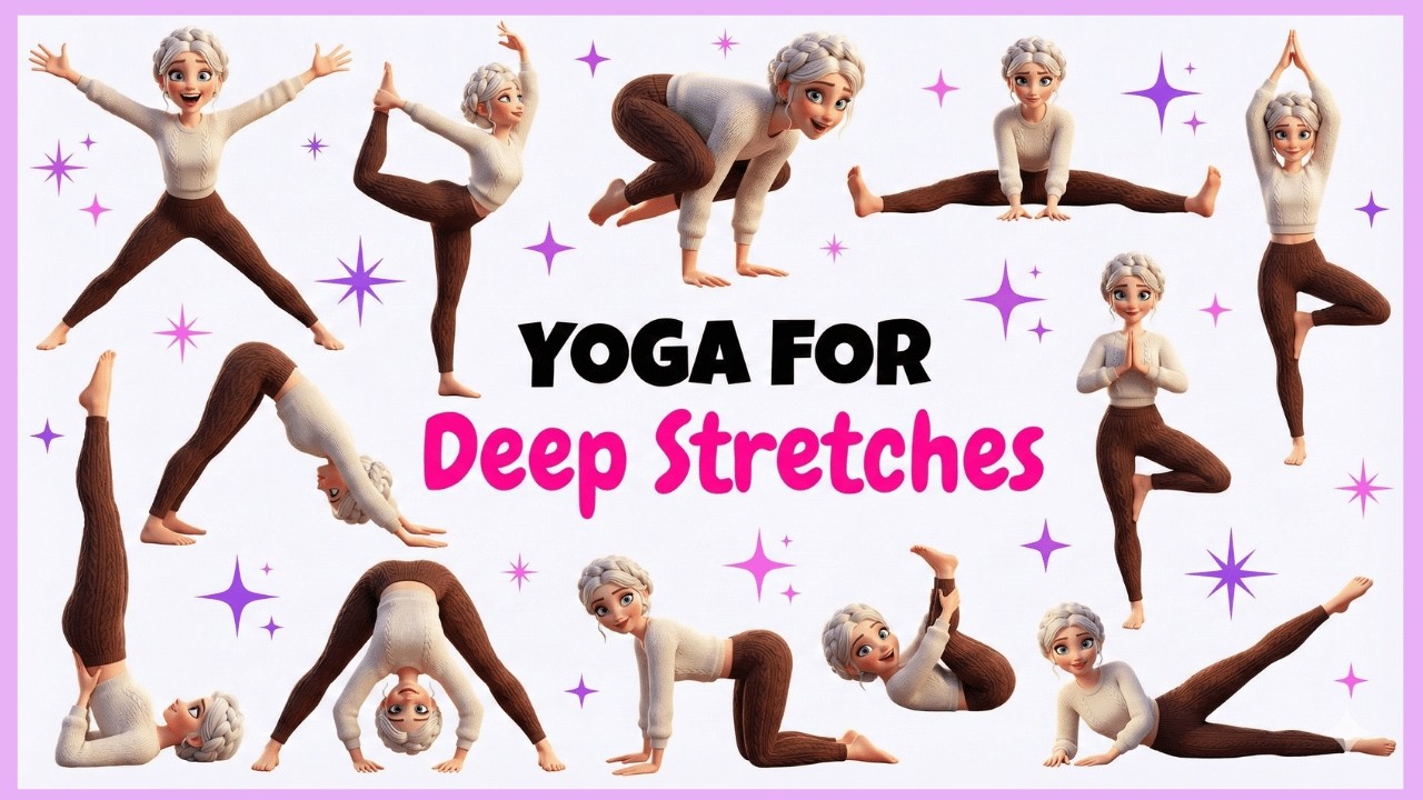 Kids Yoga: Deep Stretches & Forward Folds | Flexibility for Kids