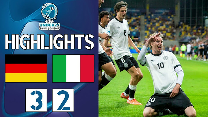 Germany U21 vs Italy U21 | 3-2 | Highlights | U21 Euro 2025 | italy u21 vs germany u21