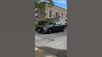 Unmarked NYPD Dodge Charger Leaving PCT #police #policecar #cars #cops