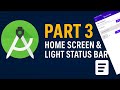 Android Studio App Tutorial (Part 3): Fragments, Home Screen & Light Status Bar