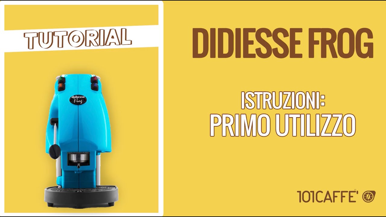 Macchina da caffè Didiesse Frog: Istruzioni - YouTube