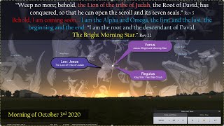 2020 Rapture: The Rapture Sign - The Bright Morning Star - October 3rd