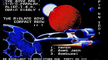 Atari ST Compacted Disk (CD) Scrollers [908] The Midland Boyz CD #011