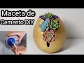 Cómo Hacer una Maceta de Cemento | Suculentas | Maceta de Cemento | Diseño Minimal @diyheees