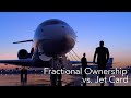 Flying Privately: Fractional Ownership vs. Jet Card – BJT Explainer