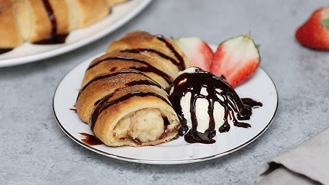 Nutella Banana Crescent Ring