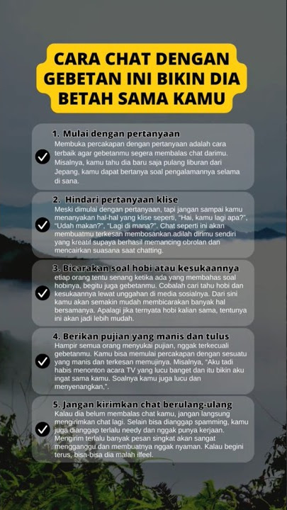 Topik Yang bikin betah chat dengan Dia #tips #tipsandtricks #shorts