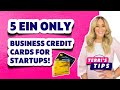 5 EIN Only BUSINESS Credit Cards for STARTUPS! TOP Credit Union BUSINESS Cards! Get Approved Now!