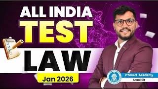 CA Foundation LAW | FREE All India Test for Jan 2026 Exam | By Amol Sir