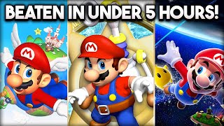 All 3 Super Mario 3D All Stars Speedrun in under 5 hours! PRE-RELEASE, Clickbait but not a lie