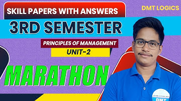 Principles of Management unit-2|| 3rd sem skill papers  imps with answers || degree honours