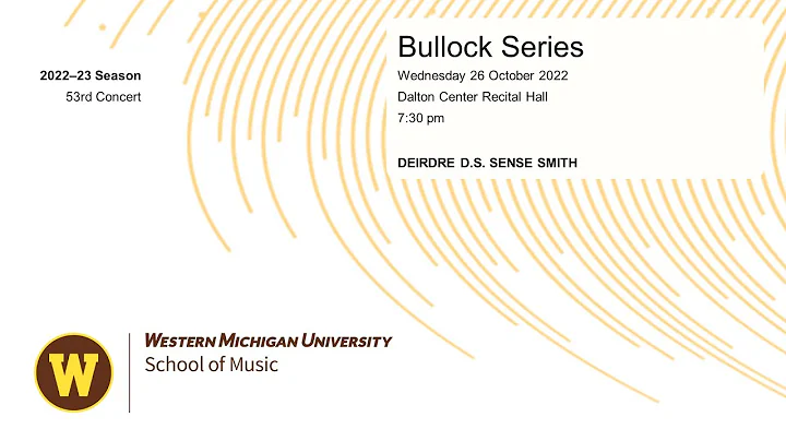 Bullock Series: Deidre D.S. SENSE Smith