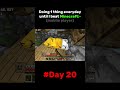 Day 20 of My challenge in mobile 📲💀|| #minecraft #ytshorts #shorts #day20