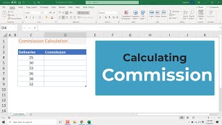 Calculate Sales Commission in Excel | IF Function