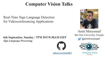 Real- Time Sign Language Detection for Video Conferencing Applications.