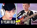 This 9 Year Old Bassist Plays Better Than Me??