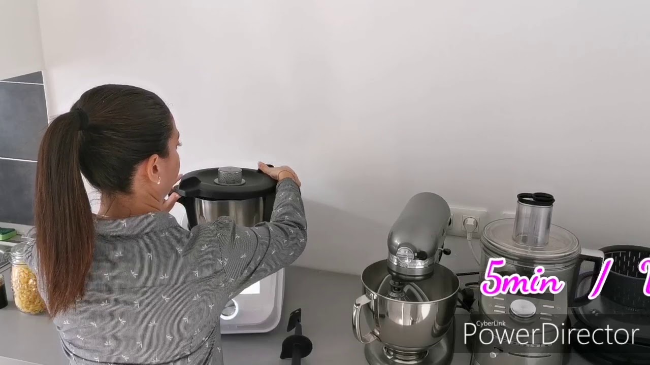 Pâtes Carbonara avec Monsieur Cuisine de Silvercrest