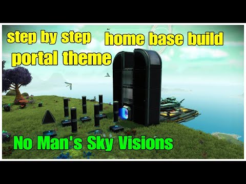 Portal Theme Step by Step Base Build No Man's Sky Visions