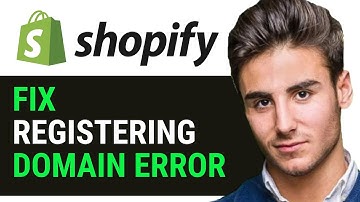 UPDATED 2024! How to Fix Shopify Error Registering Domain 2024