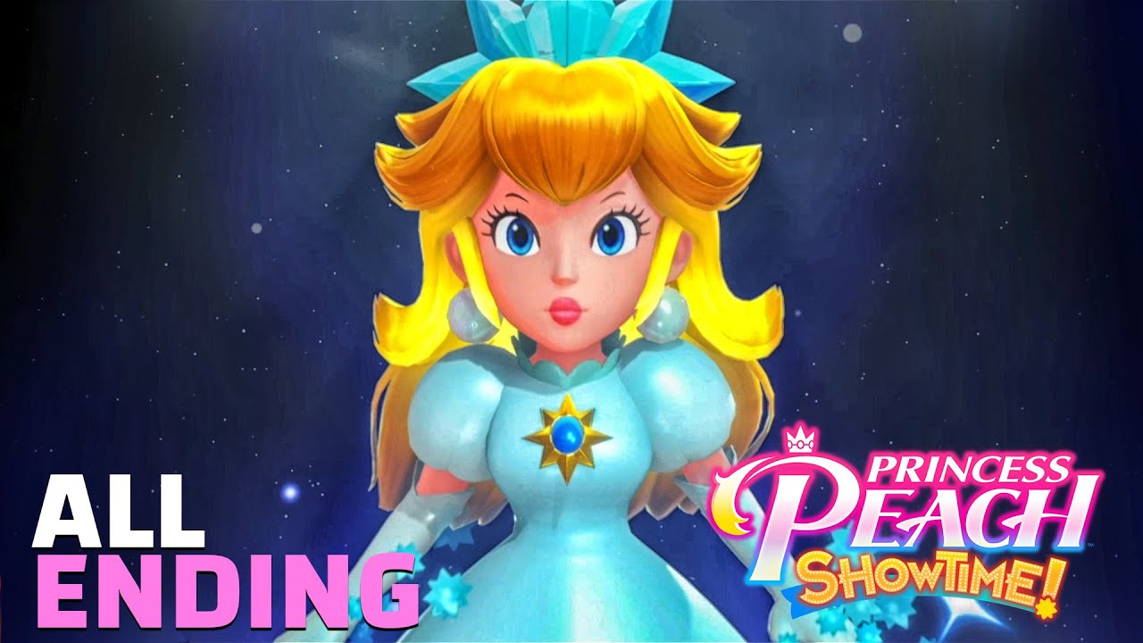 All Endings Princess Peach Showtime 2024 - YouTube