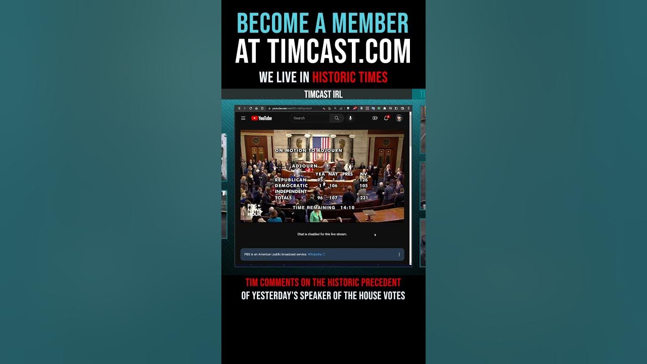 Timcast IRL – We Live In Historic Times #shorts