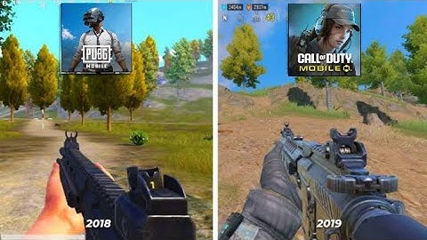 PUBG Mobile Vs. Call Of Duty- Details And Physics Comparison #pubgmobile #callofduty #codmobile 