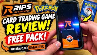 Rips by Triumph Pokémon Card Trading Game Review! Free Pack + Is It Worth Trying?