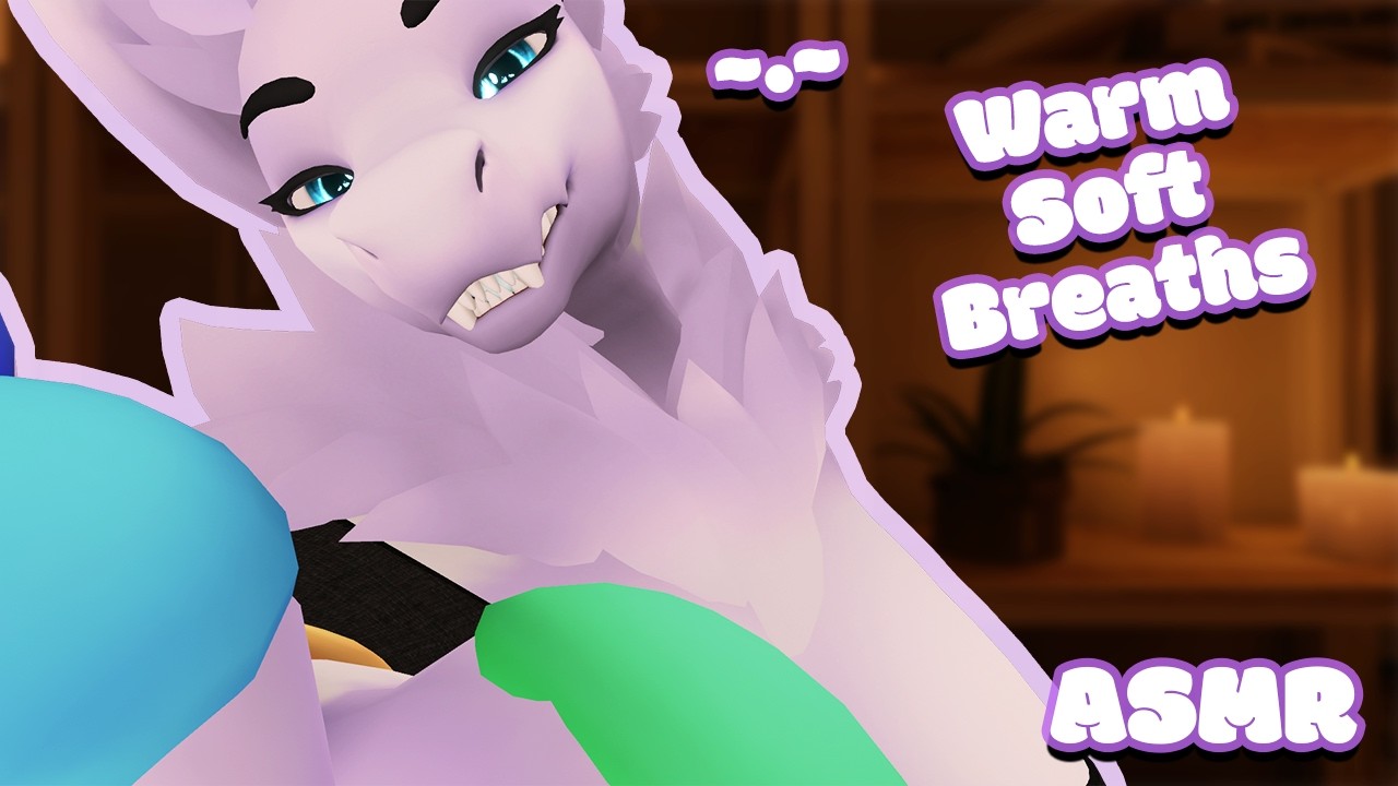 [Furry ASMR] Soft Warm Dragon Breaths and Whispers So You Can Rest Easy ~.~