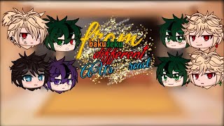 MHA reacts //BakuDeku from different AU's react to original and villain AU []no part 2[]