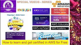 AWS - HOW TO LEARN AND GET CERTIFIED IN AWS FOR FREE - ENGLISH screenshot 4