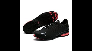 Puma Viz Runner Black & Red unboxing and review