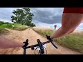 Northern farm with a gravel bike