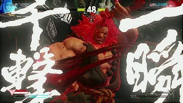 SFV AKUMA Demon - Instant frame trap Demons