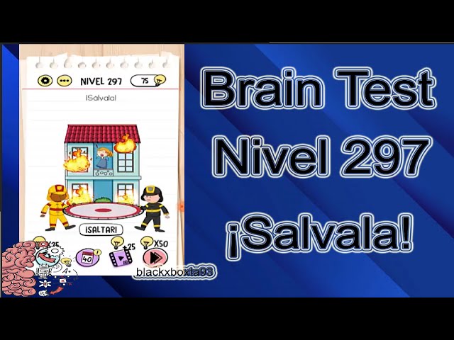 BRAIN TEST, NIVEL 297 - ¡Sálvala! [GAMEPLAY