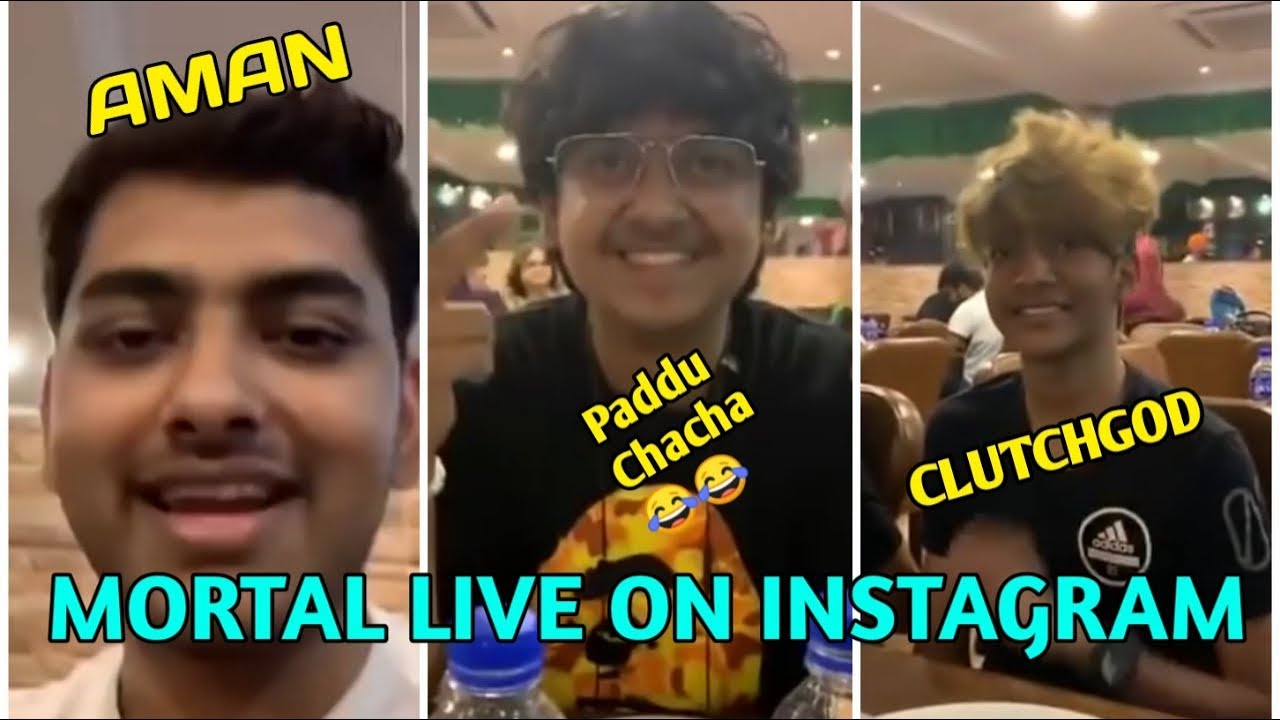 Mortal live on Instagram | mortal in Malaysia | live with clutchgod indslayer | pmco 2019