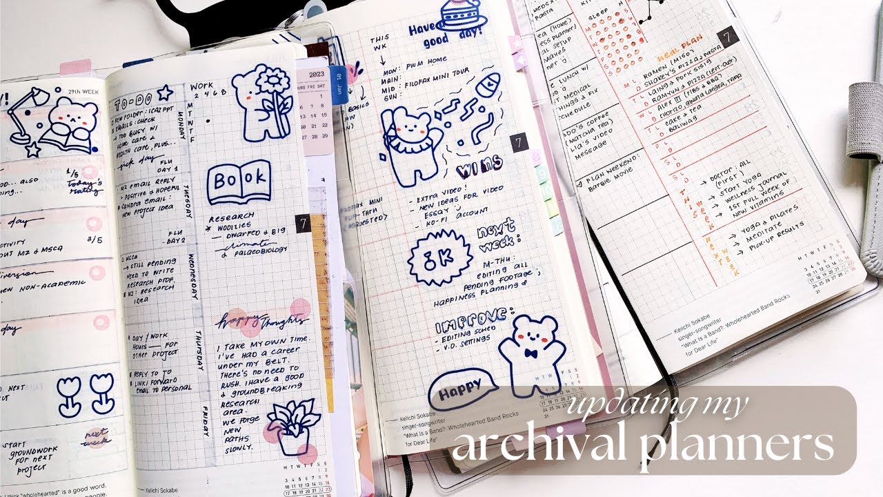 Hobonichi weeks archives wk 29 2023 | work planner social media planner ...