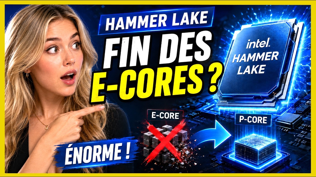 AMD en PLS: INTEL HAMMER LAKE ! la fin des E-Core, SMT, gros cache et ...