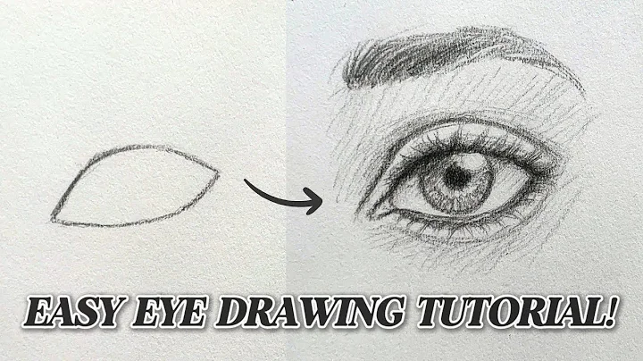 How to draw an eye for beginners  | Easy eye drawing step by step | Easy Eye Drawing Tutorial