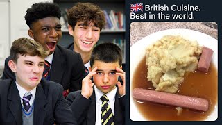British Highschoolers react to British Memes!