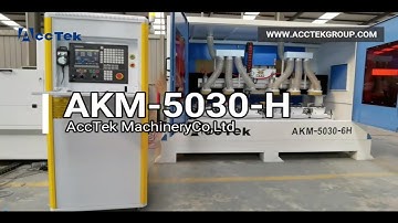 Tennis racket cnc router AKM5030-6H with 6 heads