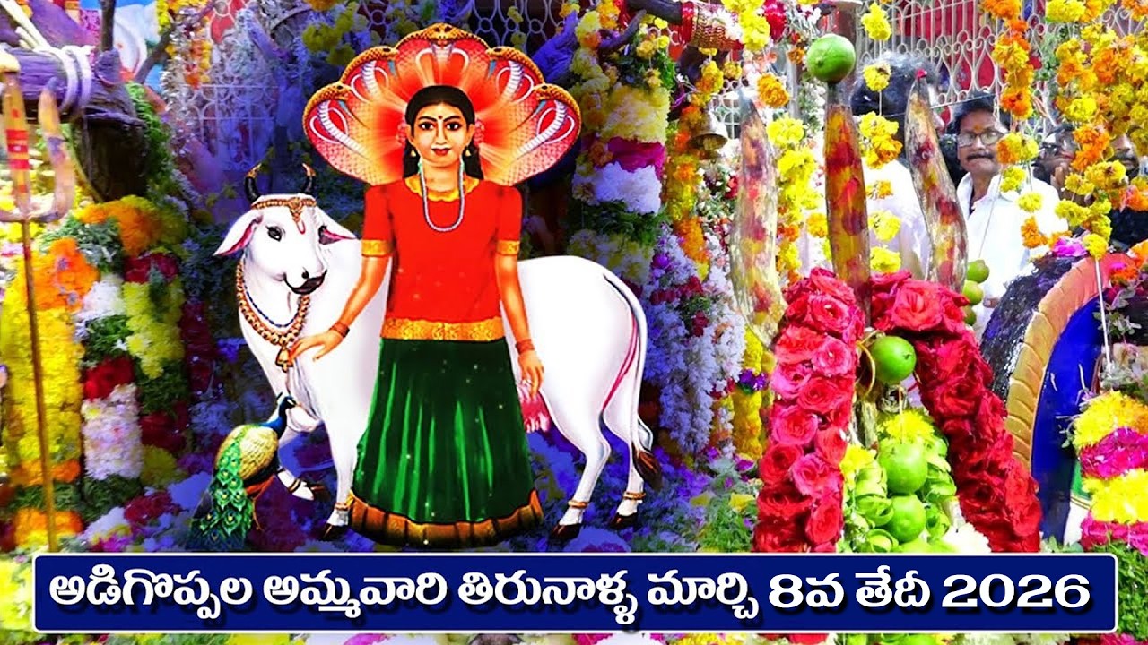 Sri Nidanampati Ammavari Tirunalla 08-03-2026 || Adigoppula Ammavaru || Bhakthi Songs