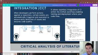 Streamlining Continuous Integration with GitHub Actions in the GitHub Flow - Sebastian Sosa