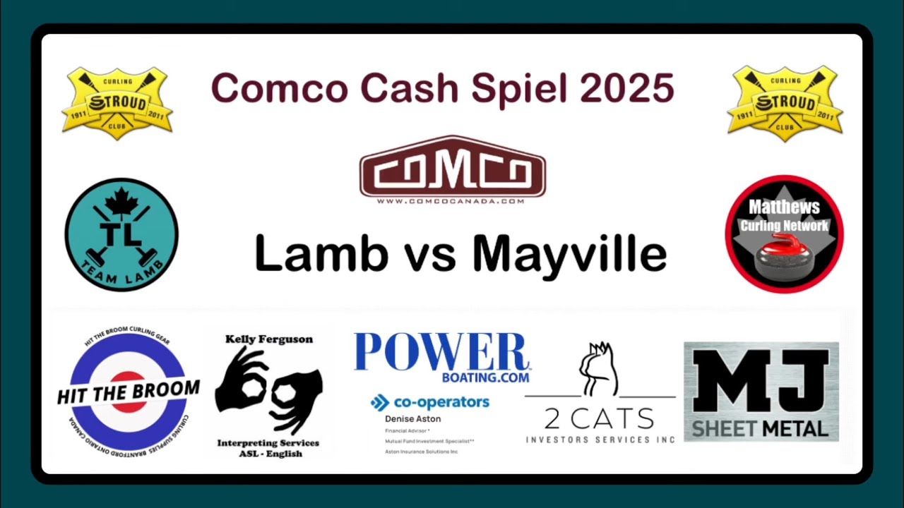Comco Cash Spiel 2025 - gm 2 - Lamb vs Mayville