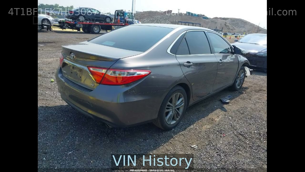 2017 Toyota Camry Se 2017 4T1BF1FK7HU308773