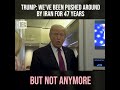 President Trump: "We've Been Pushed Around by Iran for 47 Years, but Not Anymore"