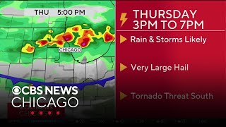 Chicago Weather Mild And Breezy Wednesday Evening Storms On Thursday