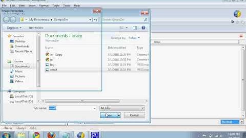 Making a Website with KompoZer 3: Adding Pictures