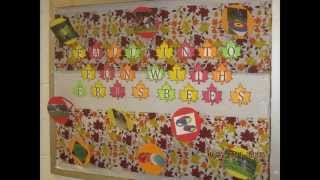 Fall bulletin boards decorating ideas