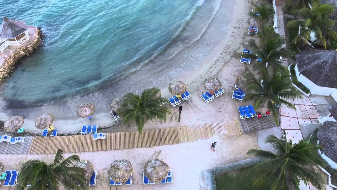 Royal Decameron Club Caribbean, Saint Ann Jamaica by Drone - YouTube